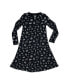 ფოტო #1 პროდუქტის Toddler| Child Girls Back To School Long Sleeve Dress