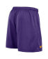 Men's White/Purple LSU Tigers Primetime Reversible Performance Shorts