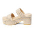 Фото #3 товара BEACH by Matisse Ocean Ave Platform Womens Beige, Brown, Off White Casual Sanda