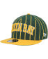 Фото #3 товара Бейсболка с наперстком New Era Green, Gold Green Bay Packers Pinstripe City Arch 9FIFTY