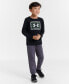 ფოტო #1 პროდუქტის Toddler & Little Boys 2-Pc. Touchdown Logo Graphic Performance T-Shirt & Brushed Fleece Joggers Set