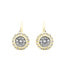 Decent gold-plated earrings with zircons SVLE0481SH2GO00