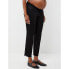 Curie Side Panel Slim Ankle Maternity Pant Black X Small | A Pea in the Pod