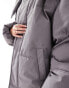 Фото #3 товара Stradivarius STR oversized puffer jacket in slate grey