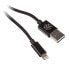 Фото #1 товара SilverStone CPU03 USB-Ladekabel Lightning, schwarz - 100cm