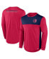 Фото #1 товара Men's Red St. Louis City SC Mid Goal Long Sleeve T-shirt