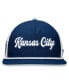ფოტო #3 პროდუქტის Men's Navy, White Sporting Kansas City True Classic Golf Snapback Hat