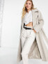 Фото #1 товара River Island belted coat in beige