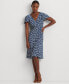 Фото #1 товара Платье женское Ralph Lauren с цветочным принтом из эластичного джерси