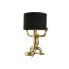 Фото #3 товара Настольная лампа Home ESPRIT Чёрный Позолоченный Смола 50 W 220 V 31 x 28 x 50 cm (2 штук)