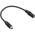 Фото #1 товара InLine Audio adapter cable - 3.5mm Stereo female to female - with one tread - 0.2m