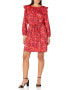 Фото #1 товара NIC+ZOE Women's Mix and Mingle Dress, RED Multi Size XL