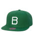 Фото #1 товара Men's Green Brooklyn Dodgers Cooperstown Collection Evergreen Snapback Hat