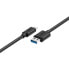 USB A to USB C Cable Unitek Y-C474BK+ Black 1 m