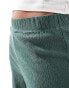 Фото #2 товара Vero Moda jersey crepe wide leg trousers in green