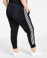 Фото #11 товара Women's Essentials Warm-Up Slim Tapered 3-Stripes Track Pants, XS-4X