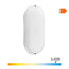 Wall Light EDM 32449 White Plastic F 18 W 120 W 1820 Lm Movement Sensor Light sensor Oval (6400 K)