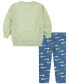 Фото #2 товара Toddler Girls 2-Pc. New Impression Graphic Sweatshirt & Leggings Set