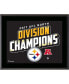Фото #1 товара Pittsburgh Steelers 10.5" x 13" 2017 AFC North Champions Sublimated Plaque