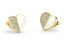 Фото #1 товара Lovely Guess Romantic Gold Plated Earrings JUBE03048JWYGWHT/U