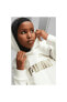 Фото #3 товара Essentials Metallic Logo FL Kadın Beyaz Kapüşonlu Sweatshirt