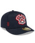 Men's Navy Atlanta Braves 2024 Clubhouse Low Profile 59FIFTY Fitted Hat