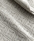 Micro Cotton Sculpted Tonal Tile Bath Towel, 30" x 56", Created for Macy's