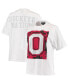 ფოტო #1 პროდუქტის Women's White Ohio State Buckeyes Camo Boxy Graphic T-shirt