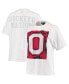 Women's White Ohio State Buckeyes Camo Boxy Graphic T-shirt