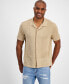 Фото #1 товара Men's Gauze Short Sleeve Button-Front Camp Shirt