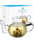 Фото #1 товара Monaco Glass Teapot with Glass Tea Infuser, 42 fl oz Capacity