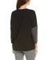 Joseph Ribkoff Two-Tone Top Women's Black 4