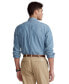 Фото #2 товара Men's Classic-Fit Indigo Chambray Shirt