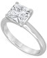 ფოტო #1 პროდუქტის Certified Lab Grown Diamond Princess-Cut Solitaire Engagement Ring (4 ct. t.w.) in 14k Gold
