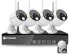 Фото #1 товара YESKAMO Outdoor Surveillance Camera WLAN Set with 8CH NVR, 4 Pieces 3MP WLAN Cameras with Colour Night Vision, Person Detection, 2-Way Audio, 24/7 Recording Indoor Outdoor, IP66