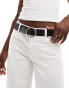 ASOS DESIGN gold twist buckle waist and hip jeans belt