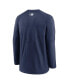 Фото #4 товара Men's Navy Tampa Bay Rays Authentic Collection Logo Performance Long Sleeve T-shirt