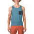 RAFIKI Slab sleeveless T-shirt brittany blue, L - фото #2