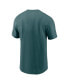 Фото #2 товара Men's Jalen Hurts Midnight Green Philadelphia Eagles Player Graphic T-shirt