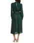 Фото #2 товара Dress Forum Houndstooth Satin Midi Dress Women's Green S