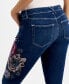 ფოტო #6 პროდუქტის Women's Hermosa Low-Rise Floral-Graphic Jeans