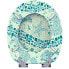 WC-Sitz Soft Close Mosaic World Green