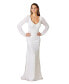 ფოტო #1 პროდუქტის Women's Gigi Romantic Long Sleeve Wedding Dress