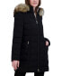 ფოტო #3 პროდუქტის Women's Faux-Fur-Trim Hooded Puffer Coat