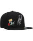 Men's Black San Antonio Spurs Crown Champs 59FIFTY Fitted Hat