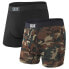 SAXX UNDERWEAR Vibe boxers 2 units Black / Wood Camo, S - фото #1