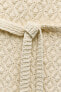 Фото #7 товара Топ асимметричного кроя из рельефной ткани с открытой спиной ZARA