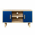 Фото #4 товара Мебель для телевизора BB Home - ТВ шкаф 2 дверцы, деревянный, синий