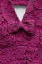 Фото #4 товара Короткое кружевное платье ZARA