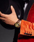 ფოტო #6 პროდუქტის Eco-Drive Men's Mickey Mouse Fanfare Brown Leather Strap Watch 40mm Gift Set